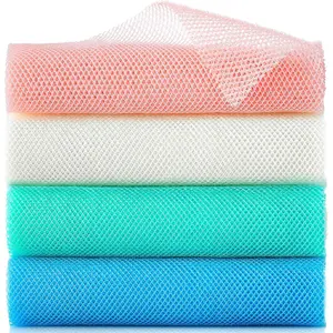 4 Pieces African Net Sponge for Bathing, Multifunctional Exfoliating Back Scrubber Skin Smoothers (Multicolor 4) - Accessories, Sponges Shower