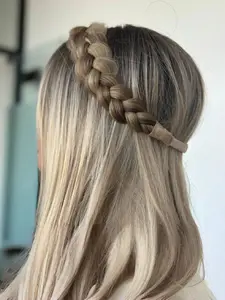 Twisted Headband for Women, Braid Style Hair Hoop, Volume Enhancer for Hair, Ideal for Elegant Hairstyles