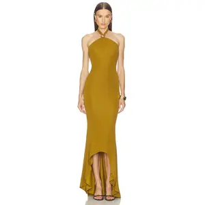 Michael Costello x REVOLVE Ceara Maxi Dress in Chartreuse