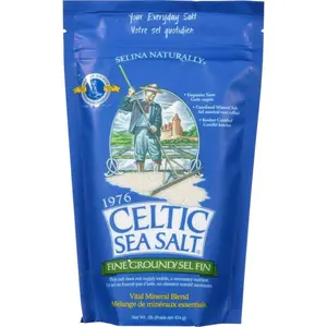Selina Naturally Celtic Sea Salt Vital Mineral Blend for Optimal Hydration - 1lb Pack - Flavor Iron Calcium organic salt celtics  alt