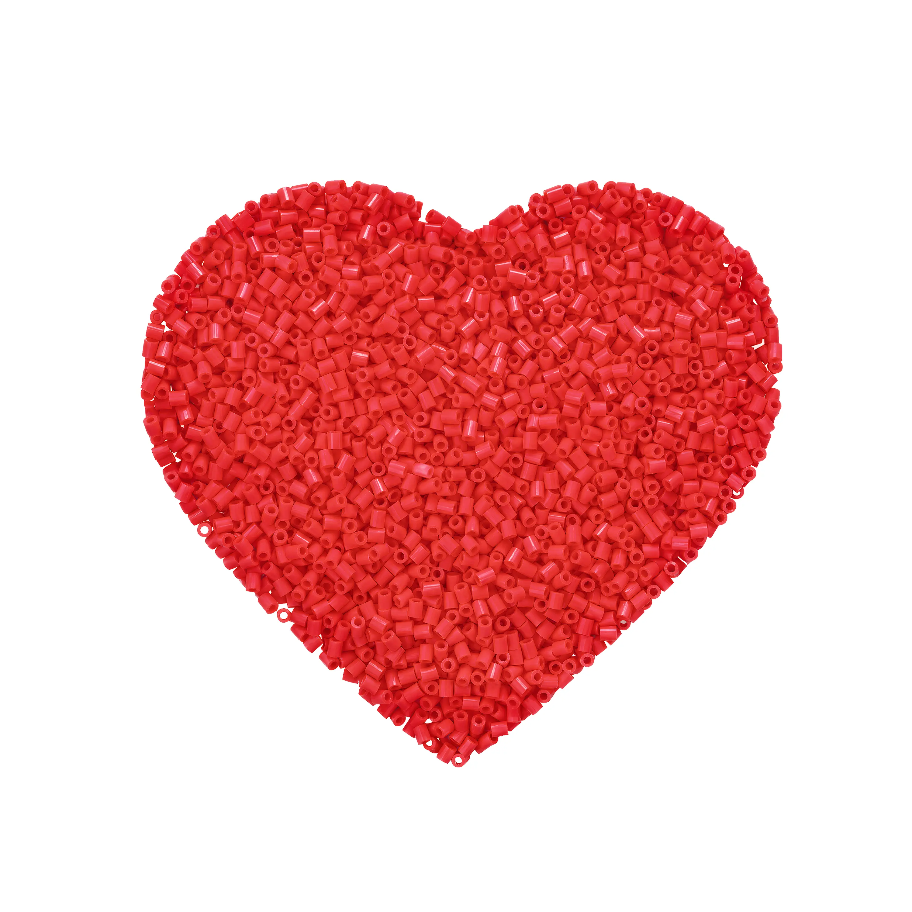 Fuse Beads Refill Kit - 5000 Pcs 27 Colors 2.6mm PLA Plastic Rounded Smooth Edges Melting Beads Bulk for Crafting DIY Crafts, Compatible with All Standard Pegboards, Ideal for Crafters, Unisex