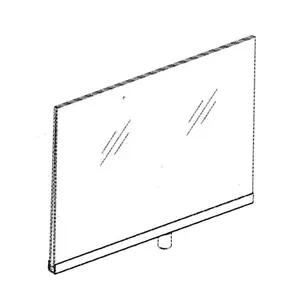 AMKO  8.5 x 11 in. Acrylic Sign Holder, Clear