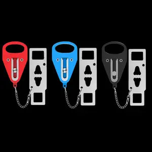 Portable Door Lock for Enhanced Security - Lightweight & Compact