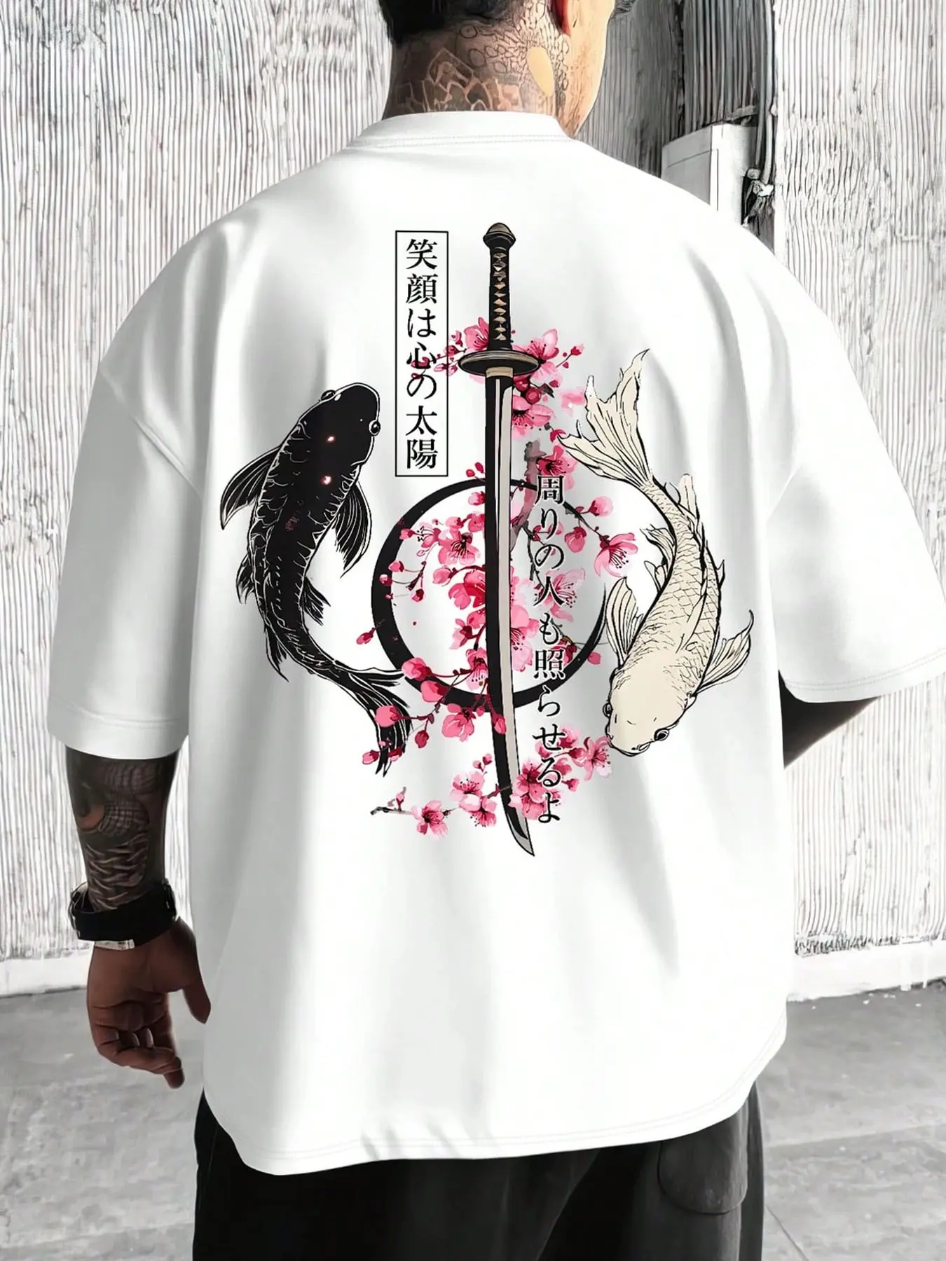yin yang koi t shirt - TikTok Shop