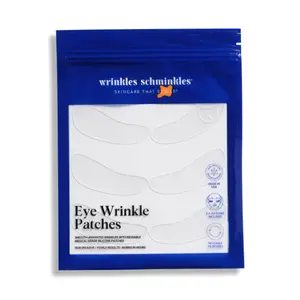 Eye Wrinkle Patches - 100% Medical Grade Silicone to Smooth Fine Lines, Crow's Feet & Dark Circles - Made in the USA - Reusable & Non-Invasive Skin Care