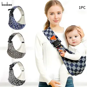 Portable Baby Carrier Backpack, Newborn Sling Carriers, for Newborns and Toddlers, Max Load 20kg, Stylish Dad Mom Design, Adjustable Multi-Functional