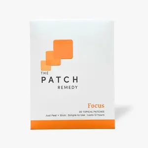 The Patch Remedy Focus | 30 Patches for Concentration, Memory & Mental Clarity | Ginkgo Biloba & Bacopa