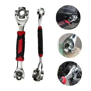 Universal 52-in-1 Rotating Socket Wrench for Auto, Bike & Home Repair.Combination Socket Wrench Set with 360-Degree Rotating Head -  Multifunction Tool for DIY Projects