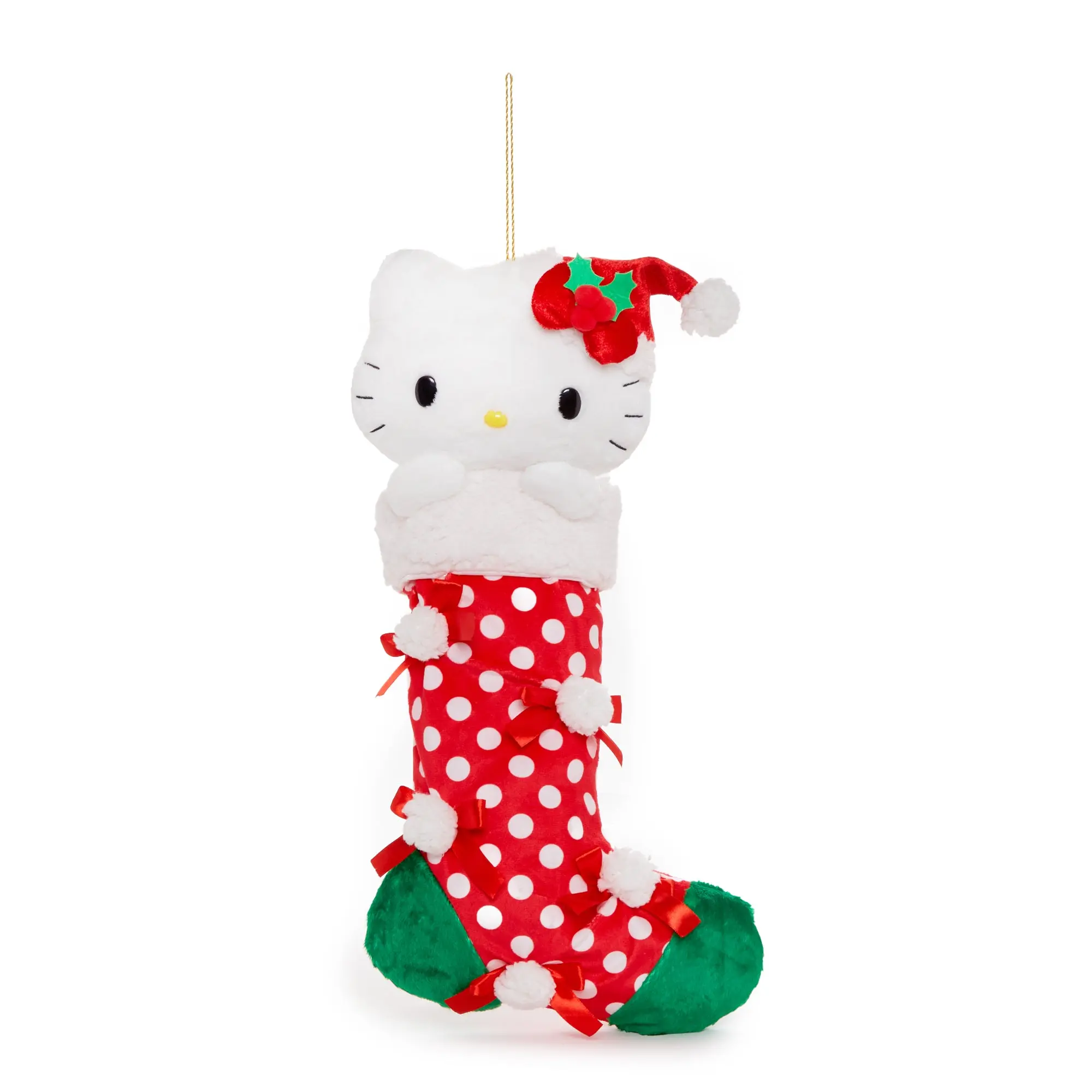 Hello Kitty Holiday Bows Stocking (Red)