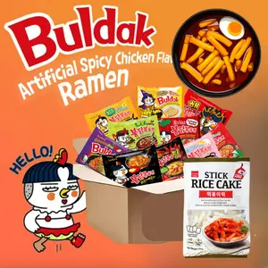 [11pc Viral Bundle] 10 Buldak Ramens+ Toppoki ricecakes, 11 pieces