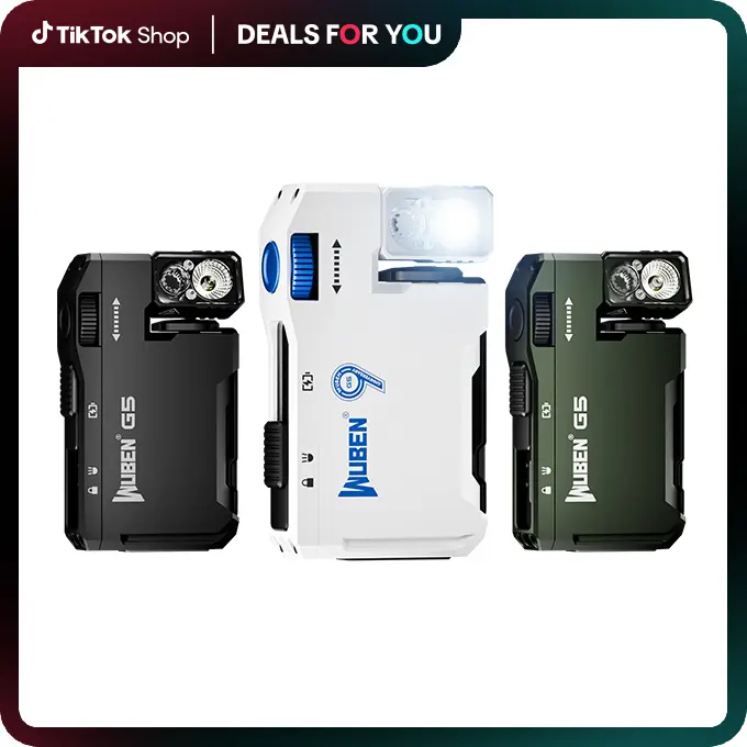 【ToolLite】WUBEN G5 EDC Rechargeable Keychain Flashlight - High Lumens, Ultra Compact, 52g, USB-C Rechargeable, Portable Keychains for Hiking, Emergency Use, Edc Flashlight Rechargeable