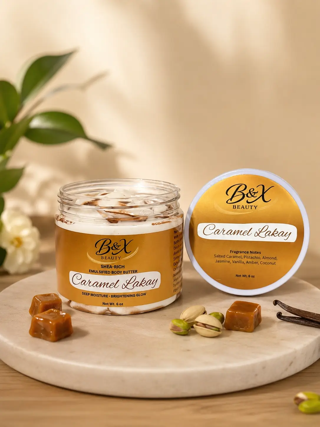 Whipped Sculpting Body Butter with Coffee, Shea & Mango for an Aesthetic Glow, Aluminum Free Daily Treatment, 6 oz
