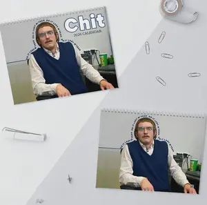 Do It Lady Chit The Office Funny 2026 Wall Calendar And Planner, Unique Christmas Gift, Calendar Gift, Holiday Gift Ideas HFN