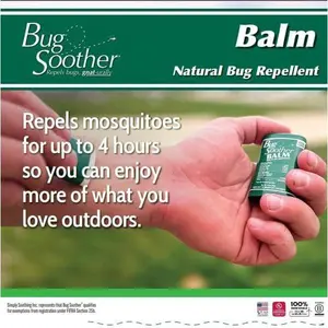 Bug Soother Balm - Natural Insect, Gnat, Black Fly, and Mosquito Deterrent - DEET Free - Safe for Adults, Kids, Pets, & Environment - Made in USA - 0.56 oz. (2-Pack)