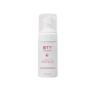BTY ADVANCE BRIGHT & LIGHT Amino Gentle Cleansing Mousse with Yuzu Ceramide & Niacinamide - 100ml