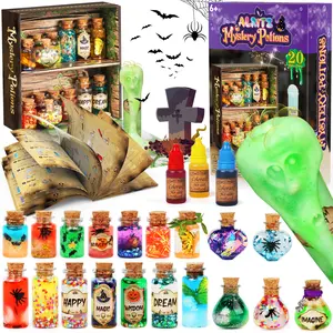 Alritz Mystery Potion Kit for Kids DlY 20 Magic Mix Witch Bottles Creative Christmas Decorations & Birthday Gift Toys Magic Workshop Craft Kit for Girls & Boys Ages 6+ outdoorfun