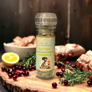 CeeCee’s Savory Essence Herb Infused Sea Salt Spice Seasoning Flavor Natural Food with Rosemary & Thyme for Meats Poultry Seafood Vegetables Soups & Salads - Perfume