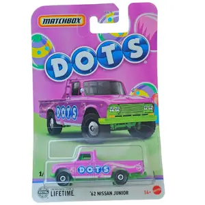 Matchbox '62 Nissan Junior – DOTS Candy Edition (1/6) Diecast Collectible Diecast Metal Car