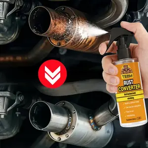 Multi purpose rust removal spray, special for car hub and car body metal surface, powerful decontamination, rapid renovation, suitable for cars, furniture and tools - smooth and reliable rust remover, Rust Converter