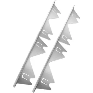 Stove Gap Covers Stainless Steel,2 Pack () Stove Gap Filler,Stove Guard for Gas Stoves Oven Counter Side Gap, Retractable Length 13.8" to 27.5", Width 0.79",Heat Resistant and Easy to Clean