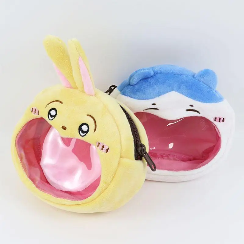 Chiikawa Hachiware Usagi Ita Bag Cute Multi-functional Storage Pouch Coin Purse Cosmetic Bag Girl Students Collectible Organizer