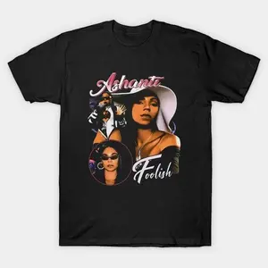 No brand Ashanti Foolish T-shirt made of 100% cotton with Digital DTF prints - Fabric