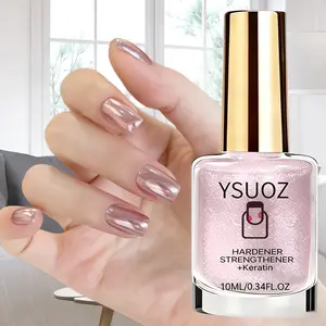 Liquid Metal Rose Gold Nail Polish - Keratin-Enhanced Cosmetics Single Item, Nail Care for Art & Manicure, Quick-Drying No-Bake Formula, High-Gloss Finish, Long-Lasting Salon-Quality Home Results summervibes☀️