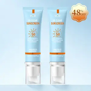 VGO Buy One Get One Free VGO Moisturizing Reflected Ultraviolet Sun Cream SPF 50/PA+++ 48g Facial Skincare Sunscreen Makeup -B2