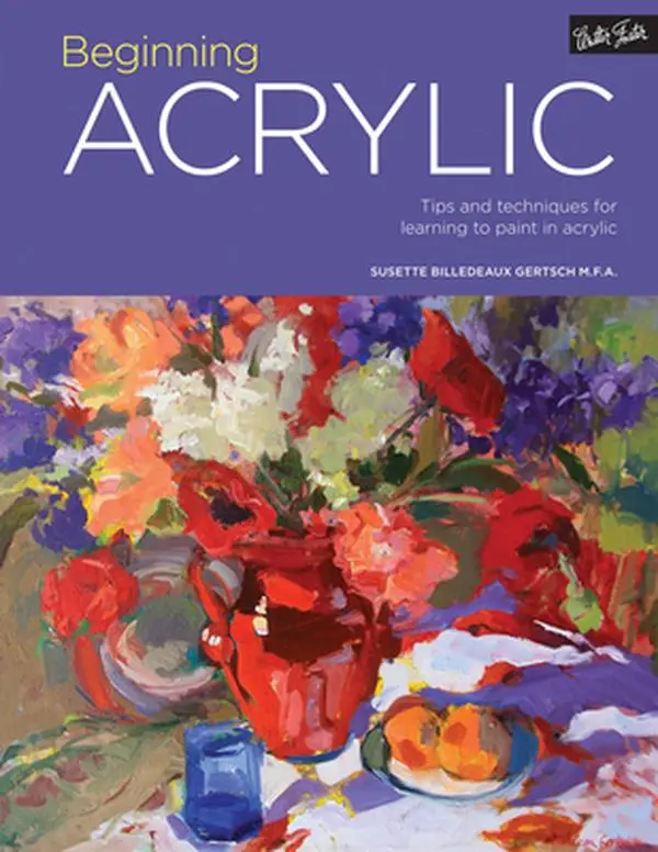 USED Book - Portfolio: Beginning Acrylic: Tips and Techniques for Learning to Paint in Acrylic by Billedeaux Gertsch, Susette (Paperback) - english