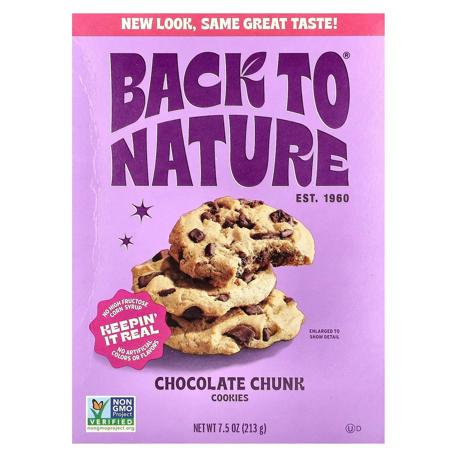Back to Nature Cookies, Chocolate Chunk, 7.5 oz (213 g)