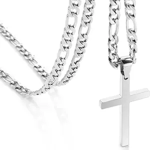 New hip-hop cross pendant necklace for men simple classic retro personalized jewelry