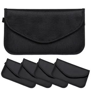 Dazone Faraday Bags Phone for Key Fob Protector - RFID Signal Blocking, Anti-Tracking, Pouch Shielding, Card Protection, Wallet Design