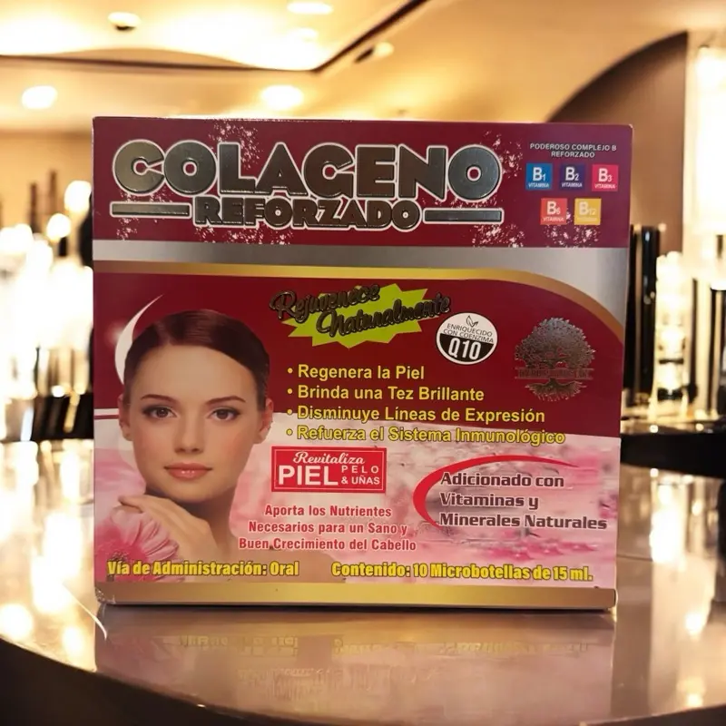 COLLAGEN REINFORCED en Ampolletas Bebibles 10 piezas por caja