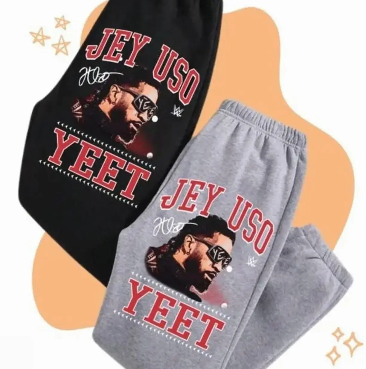 Men's #WWE Jey Uso Yeet Sweatpants Gift For Fan Unisex Sweatpants for Running and Casual Sports All Season Cotton Fleece Comfortable Fit for Men Women, ,Trending 26 U