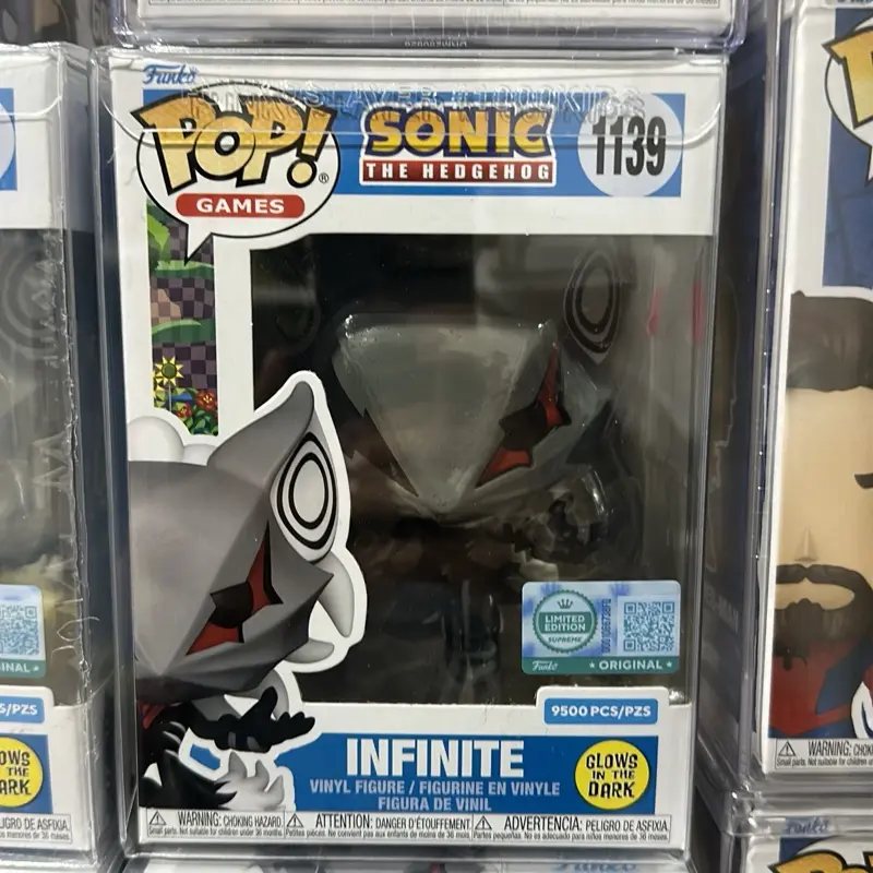 Funko Pop Vinyl Figure - Sonic-Infinite Glow Effect, New TV/Movie Character, 9500pc Limited Run Figurine Collectibles