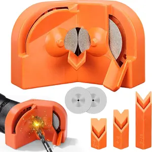 Drill Bit Sharpener, 1 Set Multipurpose Drill Bits Grinding Sharpener, Sharpening Stone Tool for High Speed Steel Carbide Cobalt Tin-coated Drill Bits, Drill Bit Accessory