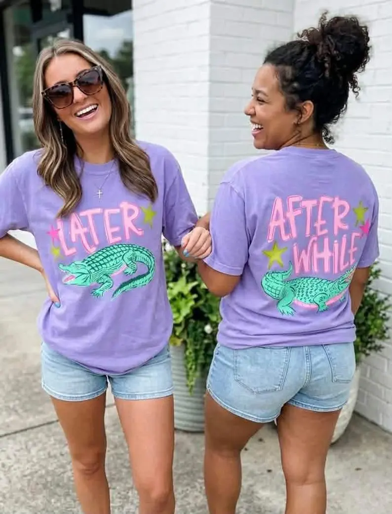 Baian - Comfort Colors Later Gator Shirt, After While Crocodile T-shirt, Trending Outfit, Catch Phrase, Respect The Locals Clothing, Gift