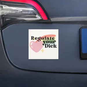 Regulate Your Dick Car Bumper Magnet
