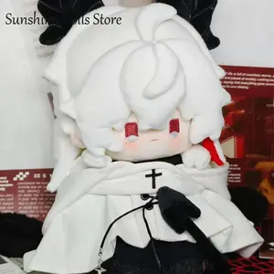 Cute Anime Zani Wuthering Waves Plush Doll Stuffed Body Dress Up Clothes Cotton Plushies Idol Figures Mascot Xmas Gift 20cm