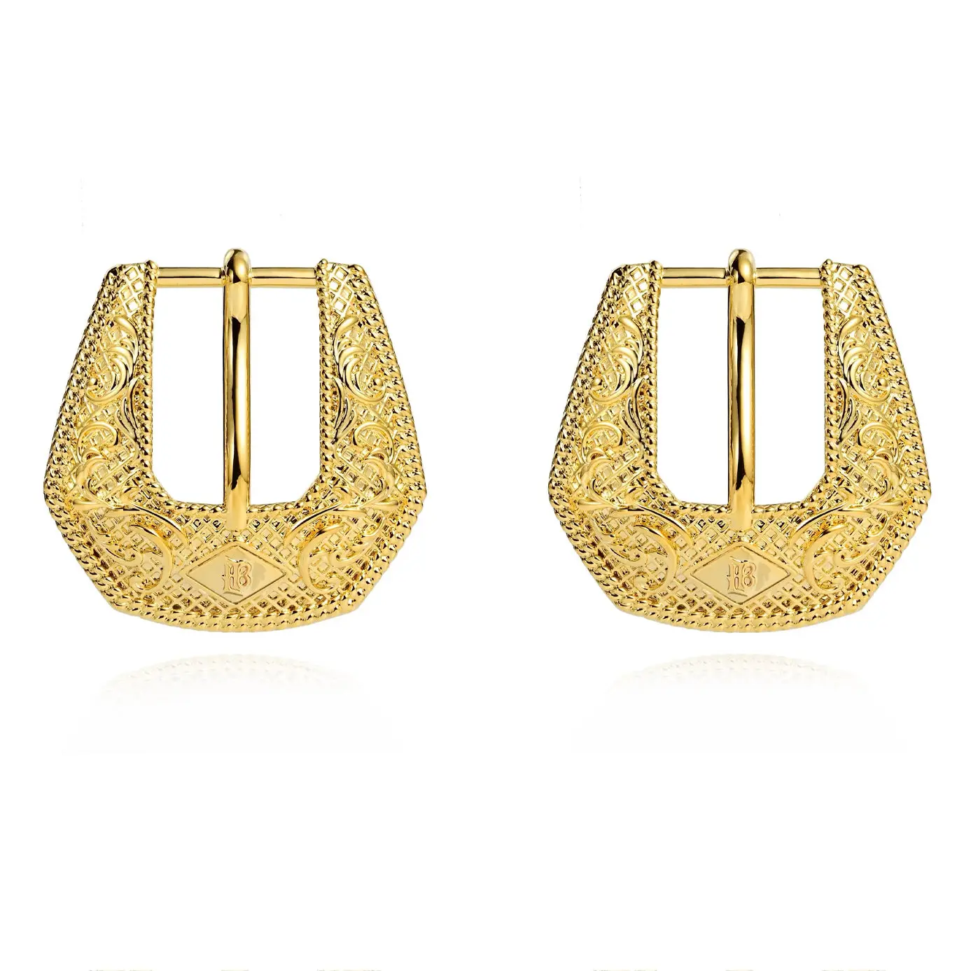 Buckle Betty Earrings - Classic style Earrings Designed - Ideal for Everyday Wear