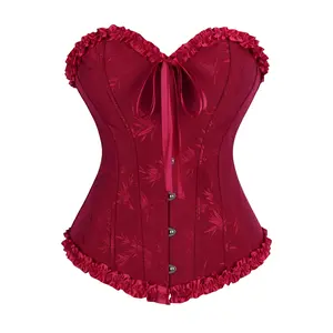 Parlsdy Retro Women's Corset Tops Women's Shaping Underwear Halloween Costume Halloween Gothic Party Outfit 818-ZC1