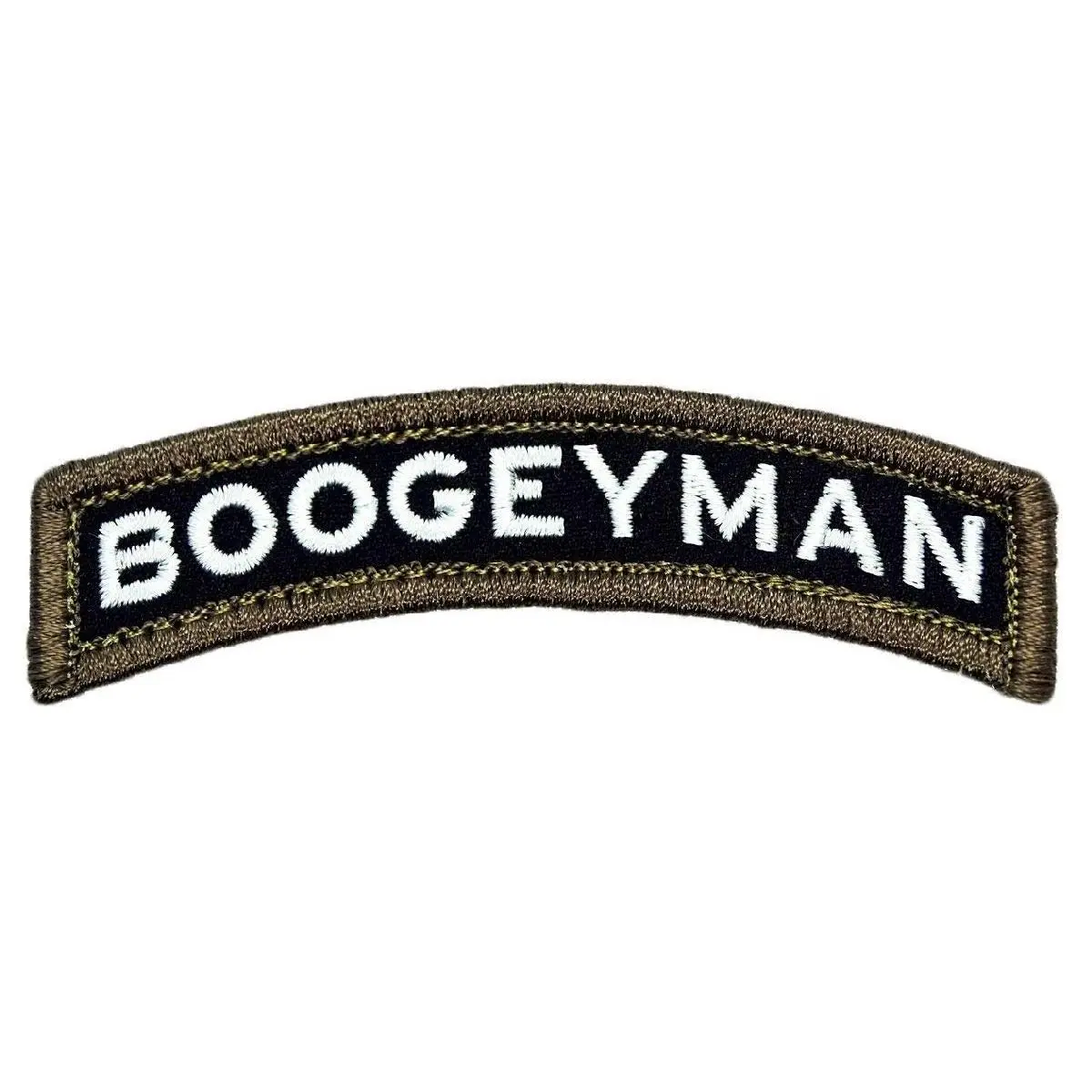 Miltacusa Boogeyman Rocker Tab Patch ["Hook" Fastener -3.25 X 0.75 inch - B06]
