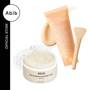 [Abib official] Overnight Glow-Lock Night Duo l Intensive Night Care for Maximum Morning Glow Wrapping Barrier Repair Masks, PDRN, Retinal, Collagen, Jericho Rose, Glutathione Wrapping mask, overnight mask