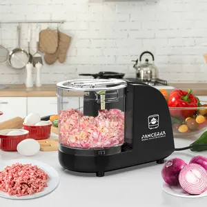 PANCERKA 1.5-Cup Electric Food Chopper, One Touch Pulse, Vegetable and Veggie Chopper for Onions, Garlic and Baby Food, Stay-Sharp Blade, Dishwasher Safe
