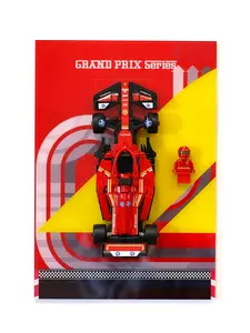 Acrylic Display Wallboard for Speed Champions Ultimate Collector's Pack, Wall Mount for Collectible Model Car Kit Home Decor (Car Not Included)