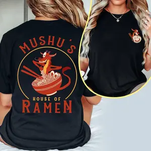 Mushus House Of Ramen Shirt, Retro Mulan Mushu Sweatshirt, Mulan Movie Hoodie, Gift For Fan, Unisex Sweater Pullover Tee