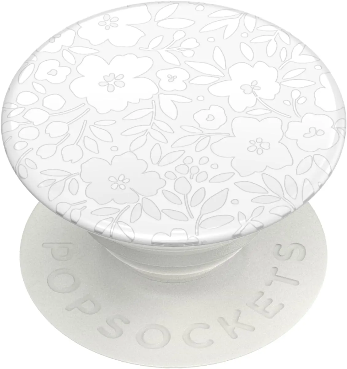 PopSockets Adhesive Phone Grip, Holder, Phone Stand, Flower - Blanc Fresh