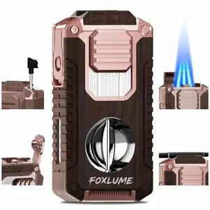 Father's Day Gift-(No Butane)5-in-1 Portable Multi-Functional Windproof Lighter Accessories,Portable Pocket Kitchen & Outdoor Tool,Father's Day & Memorial Day Gifts, Creative&Practical Gifts for Men