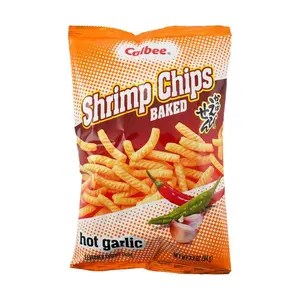 CALBEE Shrimp Chips Garlic Chili Flavor 94g - Authentic Japanese Snack