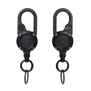 1PC Expandable Multi Purpose Keychain for Outdoor Activities, Multi-Functional Easy Pull Lanyard, Ideal for Camping and Hiking Trips, Lightweight Keychain, Durable and Versatile Accessory